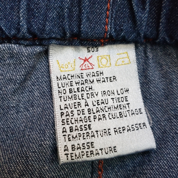 Women's Cotton Jean Blue Jean Skort size 14 - Picture 8 of 8